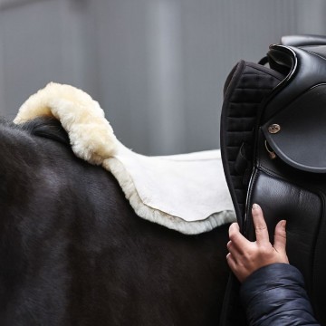 Lamswollen onderlegger 'Pure'