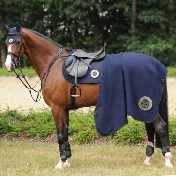 Kavalkade zweetdeken Lia navy