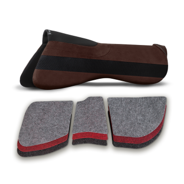 Winderen correctie zadelonderlegger dressuur bruin