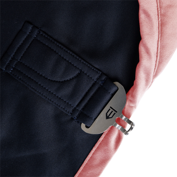 Winderen thermo clear deken Navy / roze
