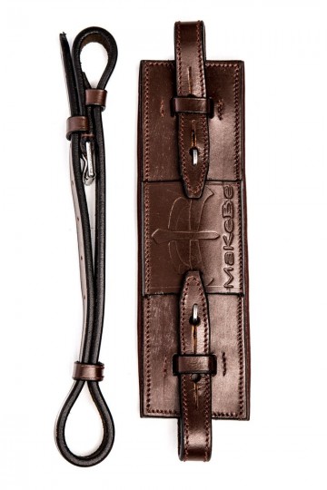 Leren hackamore neusriem bruin