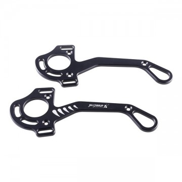 JIN stirrup lange hackamore scharen zwart