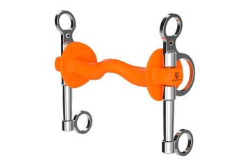 Winderen stang met tongboog met bitringen medium pelham