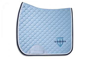 Winderen dressuurdekje lichtblauw / navy