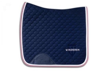 Winderen dressuurdekje navy / roze