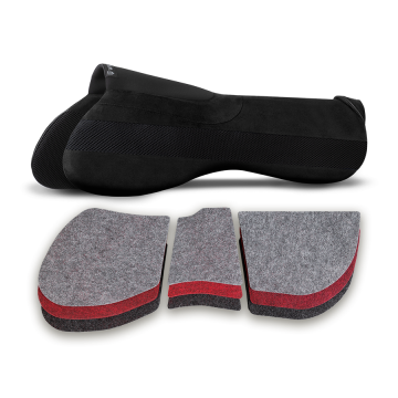 Winderen correctie zadelonderlegger springen zwart