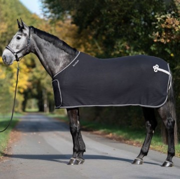 Luxe fleecedeken voorflap en ornament