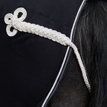 Luxe fleecedeken voorflap en ornament