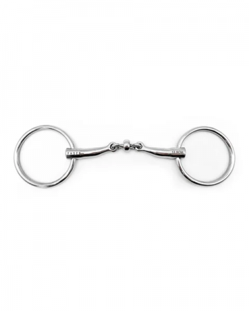 TANJA dubbelgebroken RVS watertrens met tongvrijheid