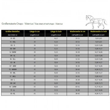 Leren chaps Valerius