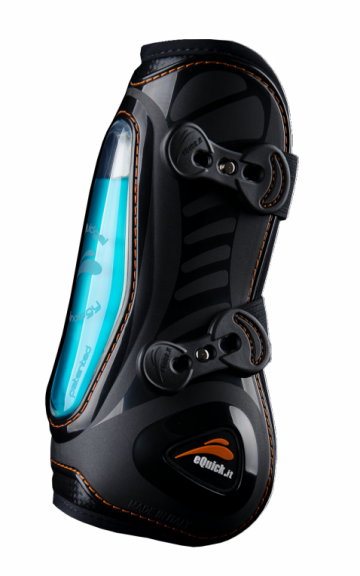 eQuick eShock peesbeschermers zwart