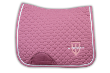 Winderen dressuurdekje roze / zilver