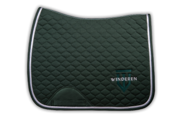 Winderen dressuurdekje groen / zilver