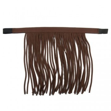 Vliegenfrontriem bruin