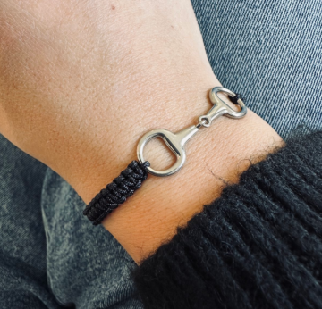 Armband taka zilver / navy