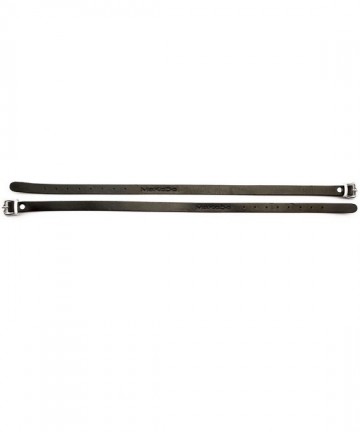 Leren spoorriempje zwart