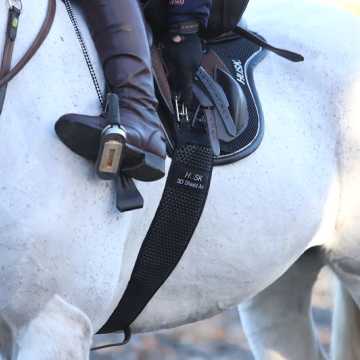 HUSK ademende singel lang Zwart