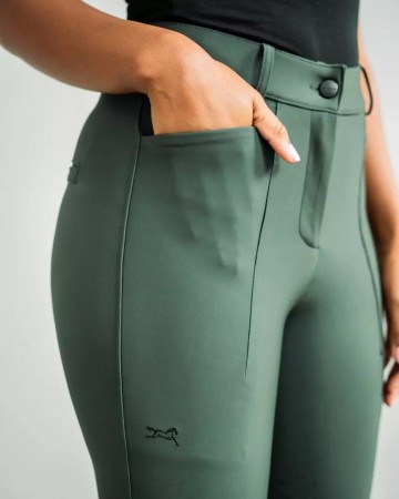 Fager rijbroek Freya groen