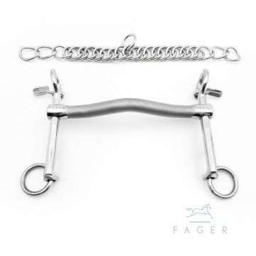 Sweet iron dressuurstang ERIC 5 cm