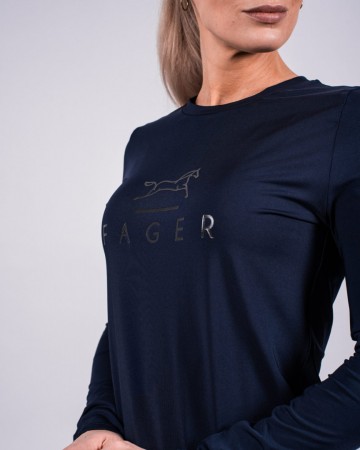 Fager fia shirt navy lange mouw