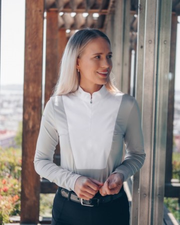 Fager wedstrijdshirt sanna grijs lange mouwen