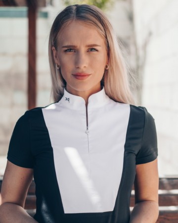 Fager wedstrijdshirt sanna zwart korte mouwen3