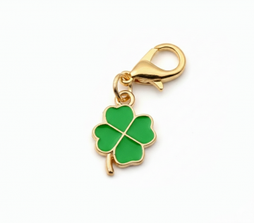 Groene lucky charm klavertje