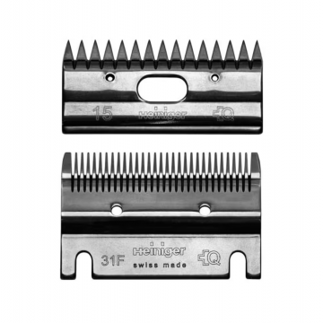 Heiniger 31f 15  horse coat blade set cutting length 2 4mm