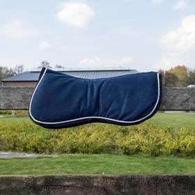 Navy / witte memory foam halfpad