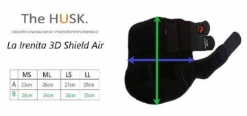 Maattabel HUSK La Irenita AIR Sport Boot Wit/Zwart