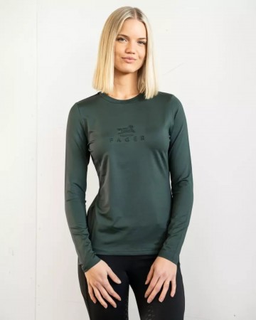 Fager shirt Ida met lange mouwen groen