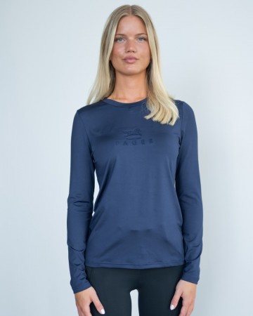 Fager shirt Ida met lange mouwen navy