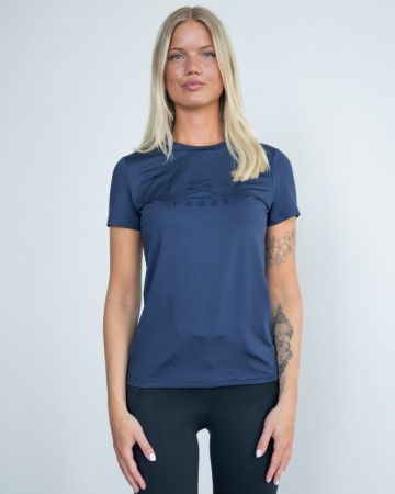 Fager shirt Ida met korte mouwen navy