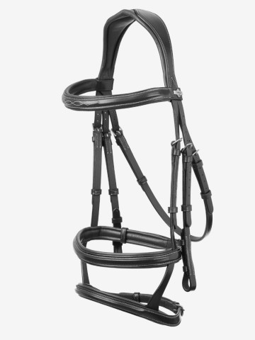 Le Mieux Kudos Double Noseband Bridle