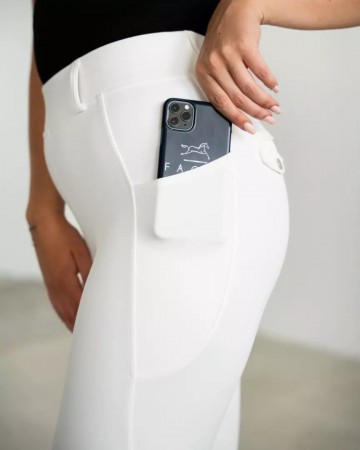 Loui Active leggings met grip wit