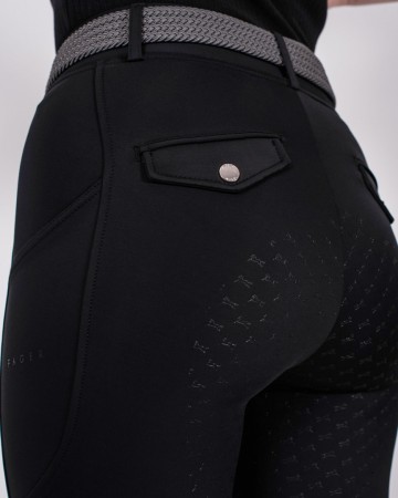 Loui Active leggings met grip zwart