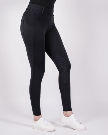 Loui Active leggings met grip zwart