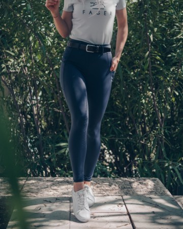 Loui Active leggings met grip navy