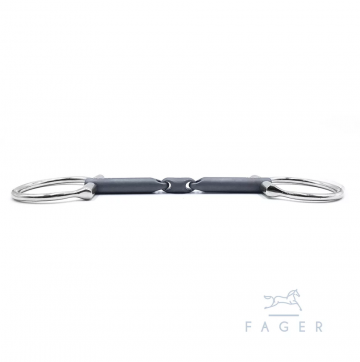 Dubbelgebroken titanium onderlegtrens MADELEINE