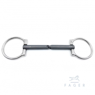 Enkelgebroken titanium onderlegtrens MADELEINE