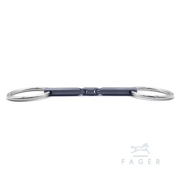 Dubbelgebroken titanium onderlegtrens MADELEINE