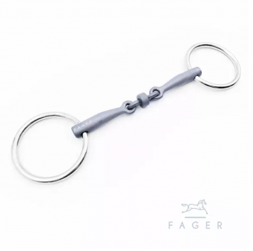 Dubbelgebroken titanium onderlegtrens ALICE