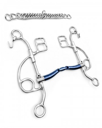 Otto hackamore combinatie bit medium