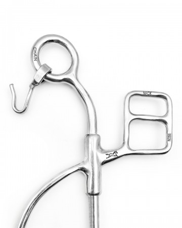 Otto hackamore combinatie bit lang