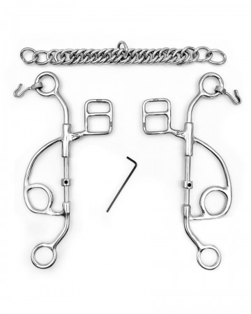 Otto hackamore combinatie bit medium