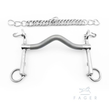 Sweet iron dressuurstang Philip 5 cm