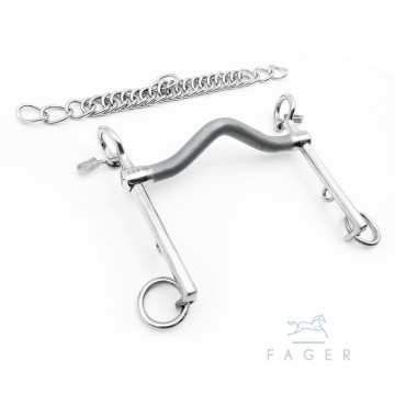 Sweet iron dressuurstang Philip 7 cm