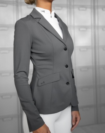 Fager wedstrijdjasje Jessica grijs