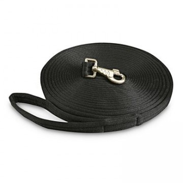 Longeerlijn zwart 8 meter