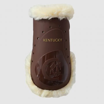 Sheepskin fetlock boots elastic1